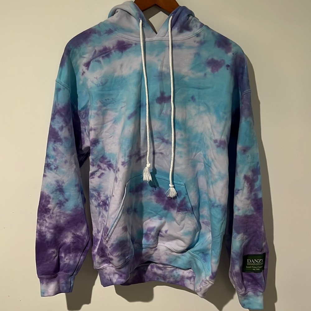 Danzy Purple and turquoise sweat suit